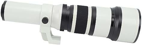 Camera Prime Lenses, Téléobjectif de Téléobjectif de Téléobjectif MC Anti -Ghosting 500 Mm Verre Optique Focale pour Un Cadre sans intégralité (White) – Image 2