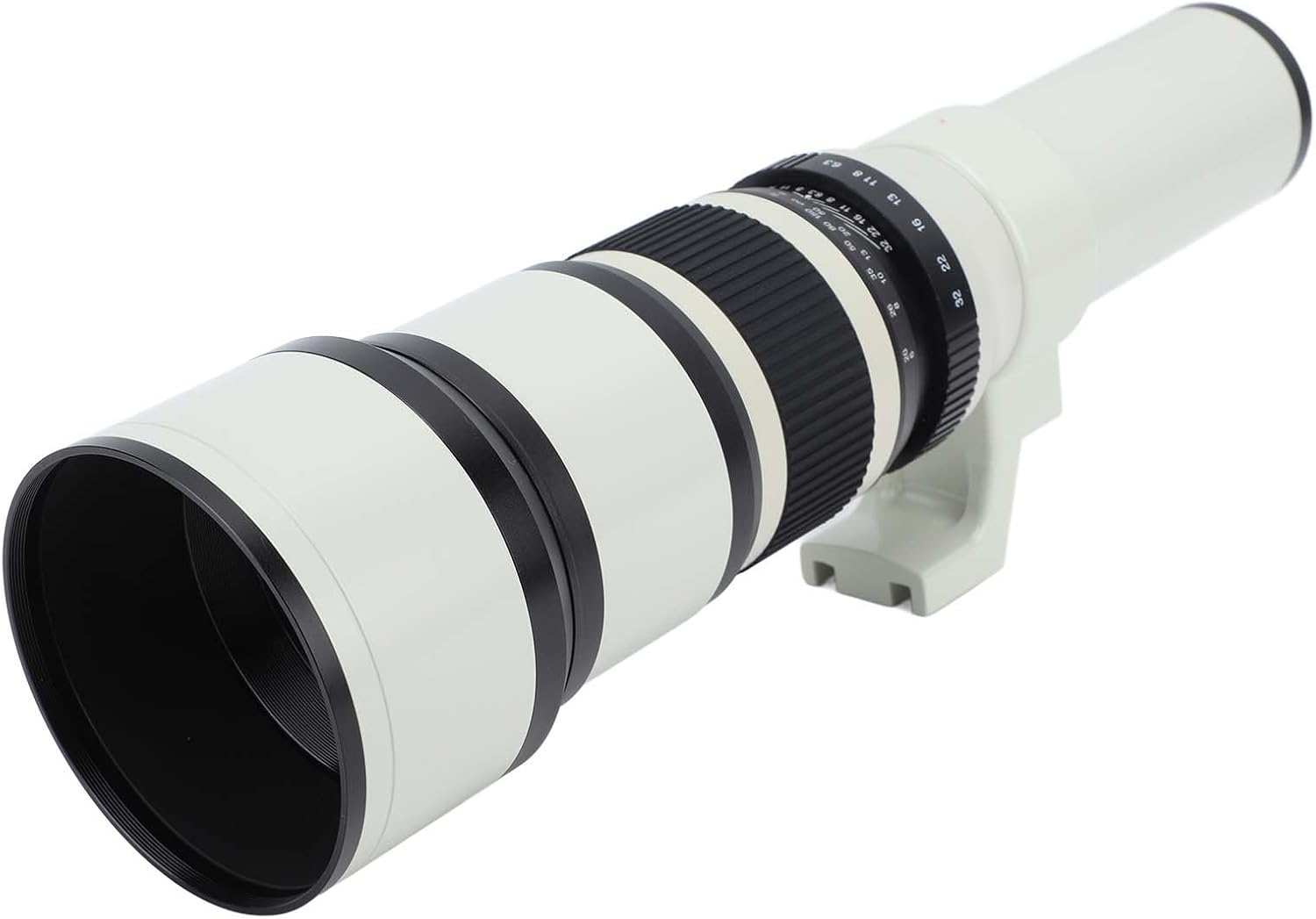 Camera Prime Lenses, Téléobjectif de Téléobjectif de Téléobjectif MC Anti -Ghosting 500 Mm Verre Optique Focale pour Un Cadre sans intégralité (White) – Image 9