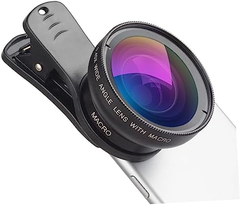 DIYEAH 1 Ensemble Objectif Mobile Angle et Macro Ensemble de Lenses Extérieurs pour Smartphone Compatible Plupart des Appareils – Image 5