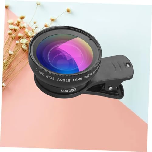 DIYEAH 1 Ensemble Objectif Mobile Angle et Macro Ensemble de Lenses Extérieurs pour Smartphone Compatible Plupart des Appareils – Image 7