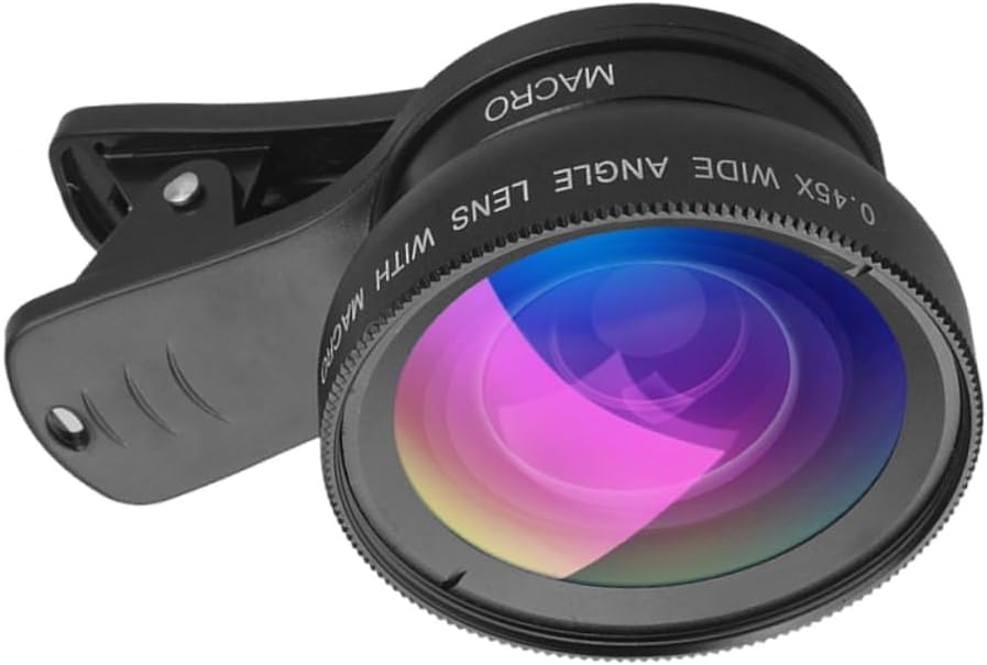 DIYEAH 1 Ensemble Objectif Mobile Angle et Macro Ensemble de Lenses Extérieurs pour Smartphone Compatible Plupart des Appareils – Image 9