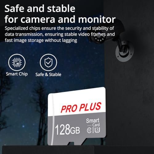 Lot de 2 Carte Mémoire 128 Go avec Adaptateur, Carte Mémoire TF Haute Vitesse, UHS-I, A1, C10, Carte TF pour Tablette/Téléphone/Appareil Photo/Autoradio/Enregistreur de Conduite (TF183 128 Go) – Image 6