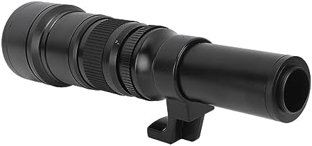 Témisme de Téléobjectif Prime, Réfractoscope Achromatique Anti-fantôme Verre Optique Prime Lenses avec Adaptateur T2 NEX pour la Caméra sans Miroir à Cadre Complet (Black) – Image 2