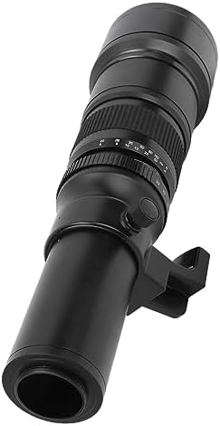 Témisme de Téléobjectif Prime, Réfractoscope Achromatique Anti-fantôme Verre Optique Prime Lenses avec Adaptateur T2 NEX pour la Caméra sans Miroir à Cadre Complet (Black) – Image 3