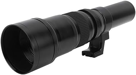 Témisme de Téléobjectif Prime, Réfractoscope Achromatique Anti-fantôme Verre Optique Prime Lenses avec Adaptateur T2 NEX pour la Caméra sans Miroir à Cadre Complet (Black) – Image 4